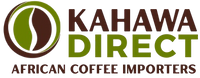 Kahawa Direct logo for African coffee importers on a Transparent background.